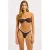 Seafolly Beach Bound voorgevormde strapless bandeau bikinitop bruin/ecru