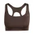 ADIDAS PERFORMANCE Sport bh ‘Optime’  donkerbruin