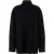 Zwarte Wolmix Blouse