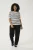 Pullover Regular fit black offwhite