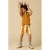 Sissy-Boy gestreepte sweatshort geel