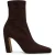 Steve Madden Vinka Booties Dark Brown