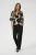 Blouse met korte mouwen CUrachel Blouse met korte mouwen Feminine black offwhite