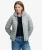 Hooded Heat Weld Gewatteerde Jas Slanke Pasvorm Light Grey