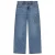 Abercrombie & Fitch baggy jeans met borduursels – middelblauw