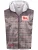LONSDALE Sportbodywarmer ‘Charlton’  donkergrijs / rood / zwart / wit