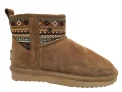 Warmbat Wallaby Womes Suede Woven Pantoffels