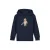 Baron Filou Honeygang hoodie met print – marineblauw