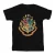 Harry Potter Jongens Hogwarts Crest Goud Inkt T-Shirt (Zwart)