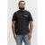 JACK & JONES PLUS SIZE regular T-shirt met backprint Plus Size zwart