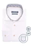 Ledȗb Modern Fit Overhemd wit, Effen