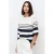 Caroll gestreepte pullover donkerblauw