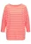 VIVANCE Shirt  zalm roze / wit