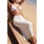 TRENDYOLMİLLA Dames Ecru Effen Maxi Sarong Asymmetrisch Rokken