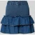 Tommy Jeans Denim minirok van puur katoen met volants