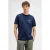 Butcher of Blue regular fit T-shirt met backprint – donkerblauw