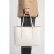Calvin Klein Foil Logo Small Tote Lily White