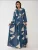 Hiccup Blousejurk  marine / smoky blue / wit