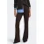 ONLY regular waist wide leg broek – donkerbruin