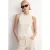 Mango top ecru rib gebreid