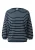 QS Trui  donkerblauw / wit