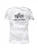 ALPHA INDUSTRIES Shirt  stone grey / lichtgrijs / zwart / wit