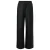 s.Oliver BLACK LABEL imitatieleren wide leg broek – zwart