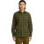 Timberland Herringbone Flannel Plaid Shirt Dark Olive