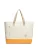 TOMMY HILFIGER Shopper  crème / donkerbeige / oranje
