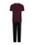Dagi Pyjama lang  bordeaux / zwart