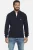 Jan Vanderstorm +FIT Collectie gebreid vest Plus Size NORANDER donkerblauw