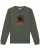 Watapparel Sweatshirt ‘ Cat ‘  kaki / gemengde kleuren