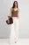 TRENDYOLMİLLA Dames Bruin Effen Mouwloos Getailleerd Blouses