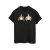 Disney Dames/Dames Chip N Dale Rugzijde Borst Print Katoenen Vriendje T-shirt (Zwart)