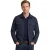 Overshirt Blue industry donkerblauw geprint