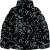 Donsjack met hoge kraag met pixelpatroon dames Mexx