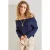 Off Shoulder Geribbelde Gebreide Trui