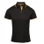 Premier Dames/dames Contrast Coolchecker Poloshirt (Zwart/Zonnebloem)
