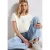 Street One Dames Shirt met fotoprint in Wit