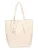 Roberta M Beige Rundleer Tas