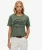 Vintage T-shirt met Versierd Logo en Relaxte Pasvorm Green