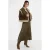Maicazz & Zizo suèdelook gilet met teddy details – donkergroen