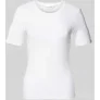MSCH Copenhagen T-shirt met geribde ronde hals, model ‘Betrina’