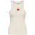 JDY Tuille Life Pearl Emb Tanktop Dames