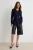 TRENDYOLMİLLA Dames Donkerblauw Effen Lang Regular fit Vesten