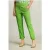 River Woods Green Cotton Pants Elastic Waist Green