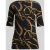 Lauren Ralph Lauren slim fit T-shirt met all-over motief model ‘JUDY’