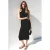 Mango halter midi jurk – zwart