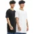 Urban Classics Heren shaped turn up lang t-shirt (set van 2)