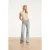 Smashed Lemon Beige gebreide top met subtiele glans en pailletten hals |